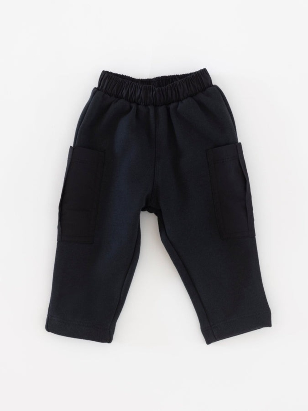 NWT Atlas Grey Cargo Wideleg Pant Black 2-3T